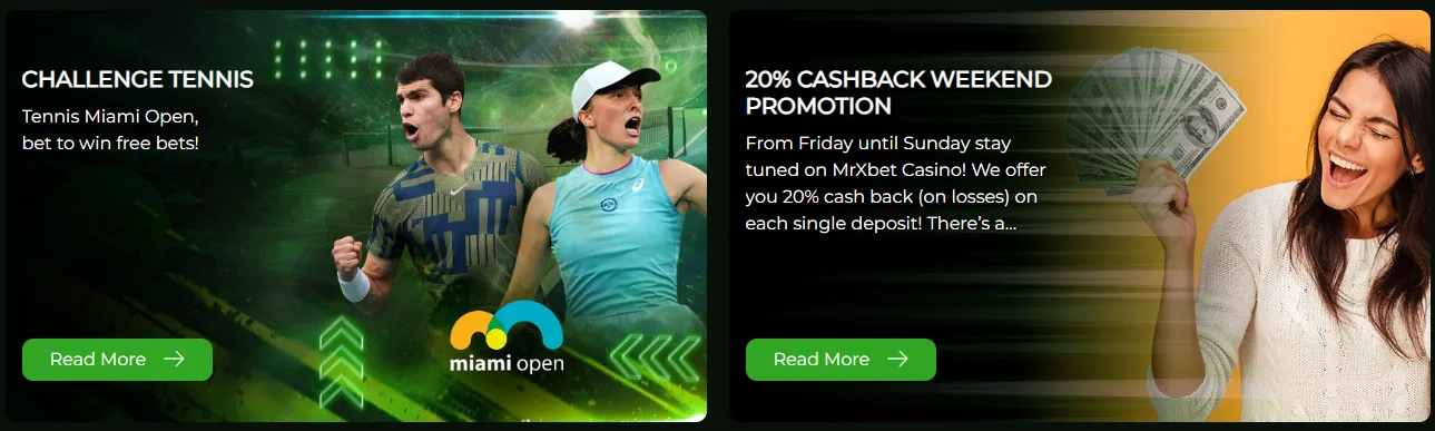 Activation bonus MRXBet